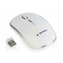 Мышь Gembird Wireless MUSW-4B-01, USB, White, 2.4 GHz, 800, 4-button, 1200/1600dpi, Nano Reciver