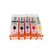 Перезаправляемые картриджи Canon IP7250/MG6350 (CLI-551/PGBK-550 6 штук)
