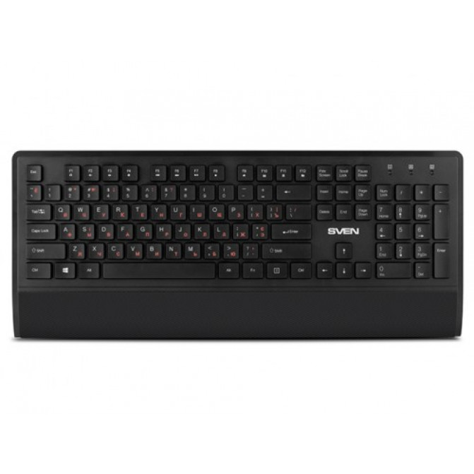 Tastatura SVEN KB-C3800W, Wireless, Multimedia Keyboard & Mouse, 2.4GHz