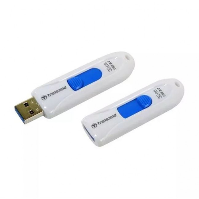 USB Флэш 32GB USB3.1 Transcend "JetFlash  790", White
