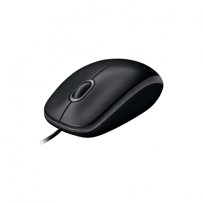 Mouse Logitech B100 OEM, Optical, 800 dpi, 3 buttons, Ambidextrous, Black, USB