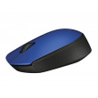 Mouse Wireless Logitech M171, Optical, 3 buttons, Ambidextrous, 1xAA, Blue
