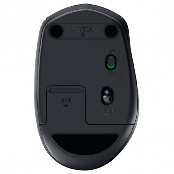 Мышь Logitech Wireless M280, Беспроводное, Чёрный