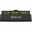 Suport numar telefon Tellur Black magnetic fosforescent TLL171101