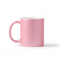 Кружка для сублимации Fiona Pink Glitter-effect 11oz