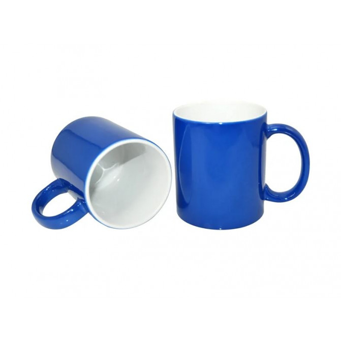 Кружка для сублимации хамелеон полу-глянцевая синяя 11oz B2CB-04FBN