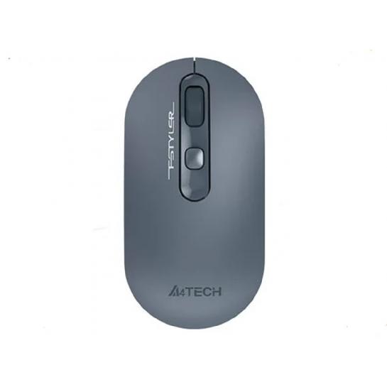 Mouse A4Tech Wireless FG20, Optical, 1000-2000 dpi, 4 buttons, Ambidextrous, 2xAAA, Ash Blue, USB