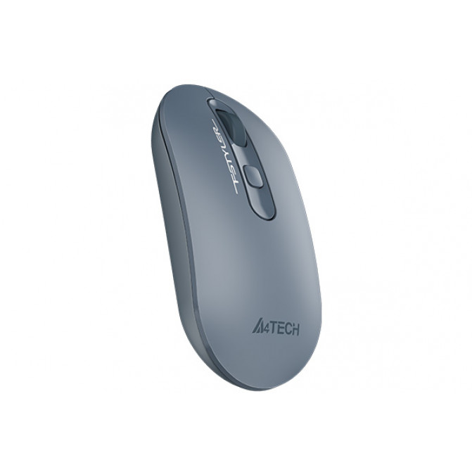Mouse A4Tech Wireless FG20, Optical, 1000-2000 dpi, 4 buttons, Ambidextrous, 2xAAA, Ash Blue, USB