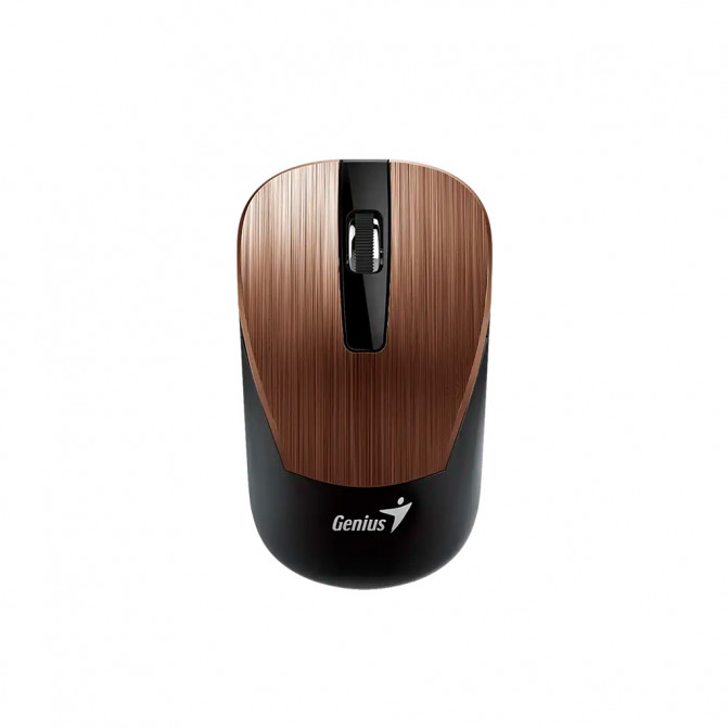 Мышь Genius Wireless NX-7015, Optical, 800-1600 dpi, 3 buttons, Ambidextrous,BlueEye,1xAA,Chocolate