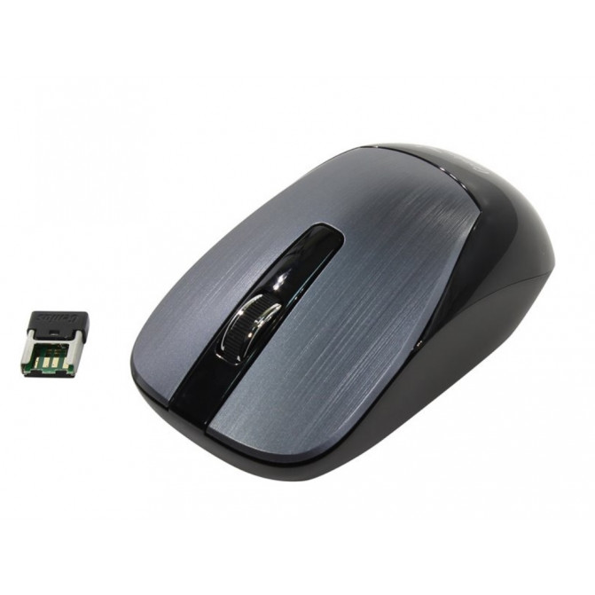 Mouse Genius Wireless NX-7015, Optical, 800-1600 dpi, 3 buttons, Ambidextrous,BlueEye,1xAA,Iron Gray