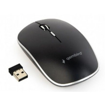 Мышь Gembird Wireless MUSW-4B-01, Optical, 800-1600 dpi, 4 buttons, Ambidextrous, 1xAA, Black