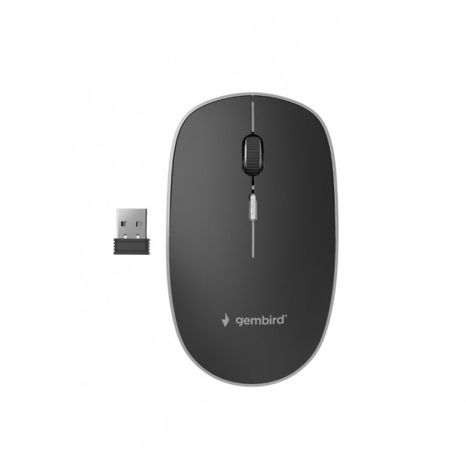 Мышь Gembird Wireless MUSW-4B-01, Optical, 800-1600 dpi, 4 buttons, Ambidextrous, 1xAA, Black