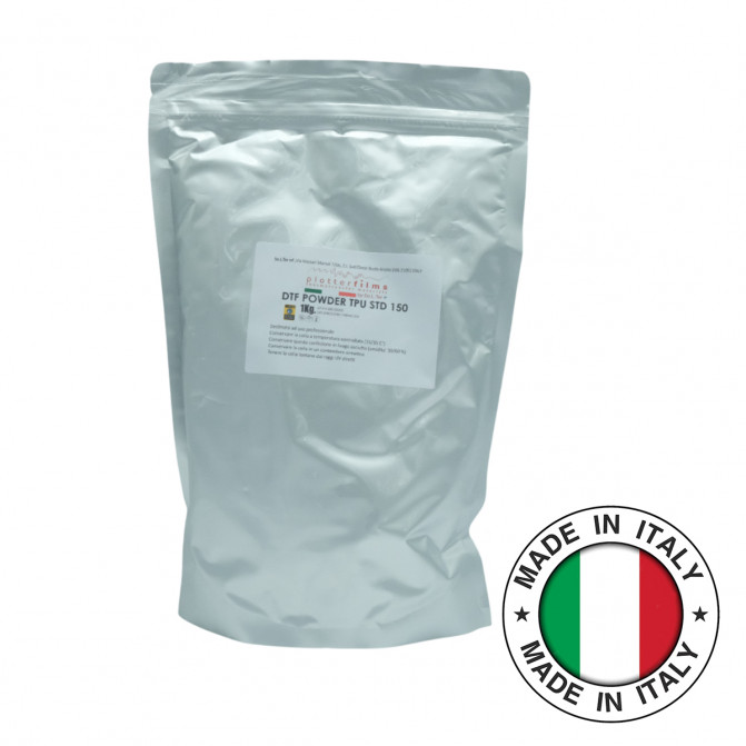Pudră/Pulbere adezivă pentru DTF 1000 gr in bag White (TPU STD 150) Plotterfilms