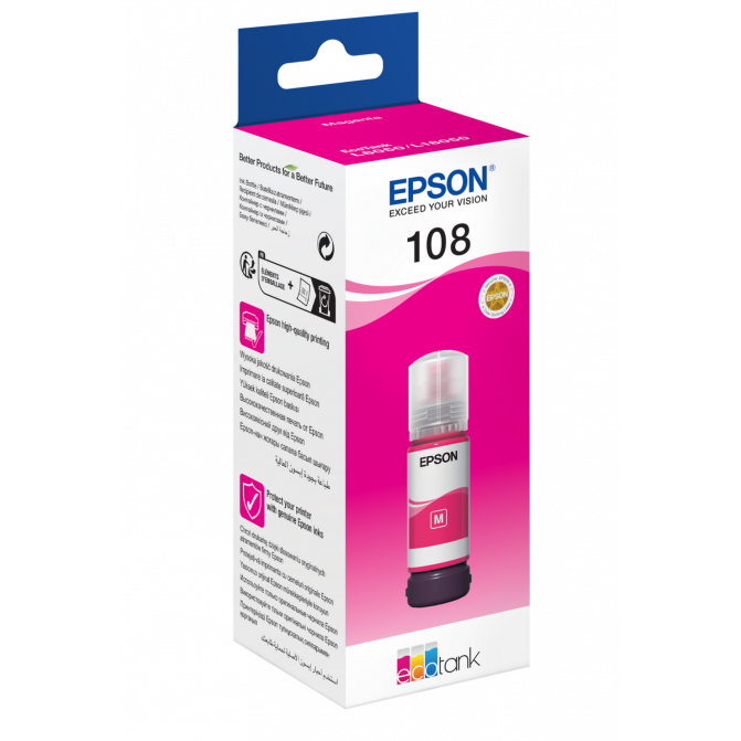 Cerneala Epson Originala C13T09C34A (108) L8050/L18050 Magenta