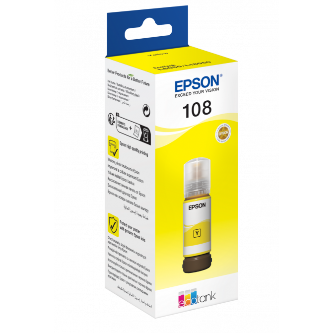 Cerneala Epson Originala C13T09C44A (108) L8050/L18050 Yellow