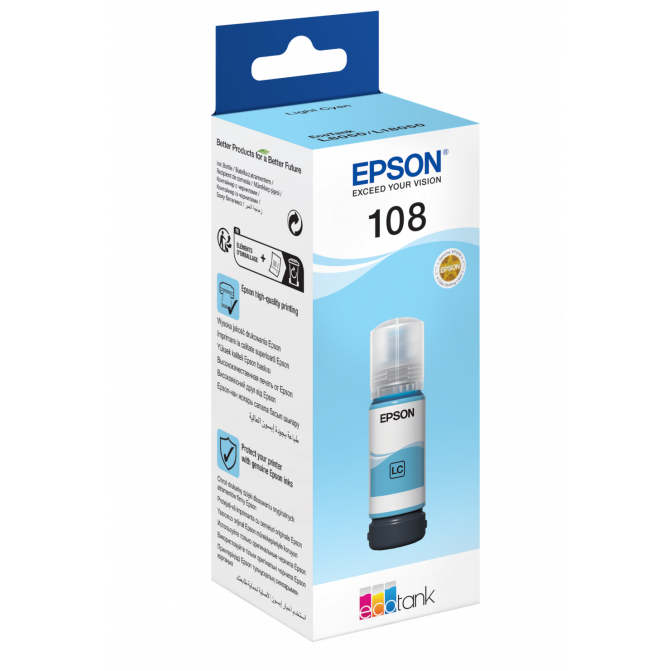 Cerneala Epson Originala C13T09C54A (108) L8050/L18050 Light Cyan