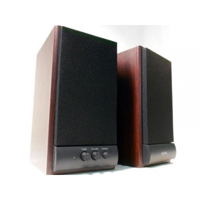 Boxe SVEN SPS-609 Cherry,  2.0 / 2x5W RMS, wooden, 3"