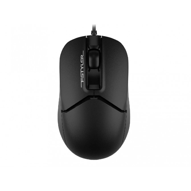 Клавиатура + Мышь A4Tech F1512, Laser Engraving, Splash Proof, 1200 dpi, 3 buttons, Black, USB