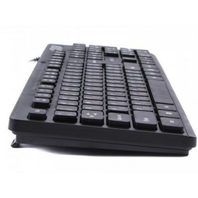 Клавиатура Gembird KB-MCH-04, Slimline, Silent, 12 FN keys, Chocolate type, Black, USB