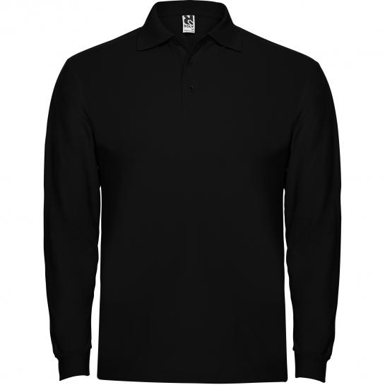 Мужская футболка Roly Polo ESTRELLA L/S BLACK XL