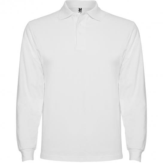 Tricou pentru bărbați Roly Polo ESTRELLA L/S WHITE M