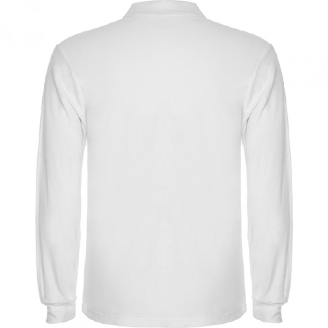 Tricou pentru bărbați Roly Polo ESTRELLA L/S WHITE S