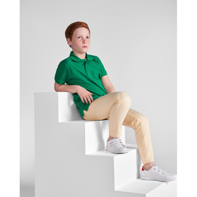 Детская футболка Roly Polo Star Kids 200 White 7/8
