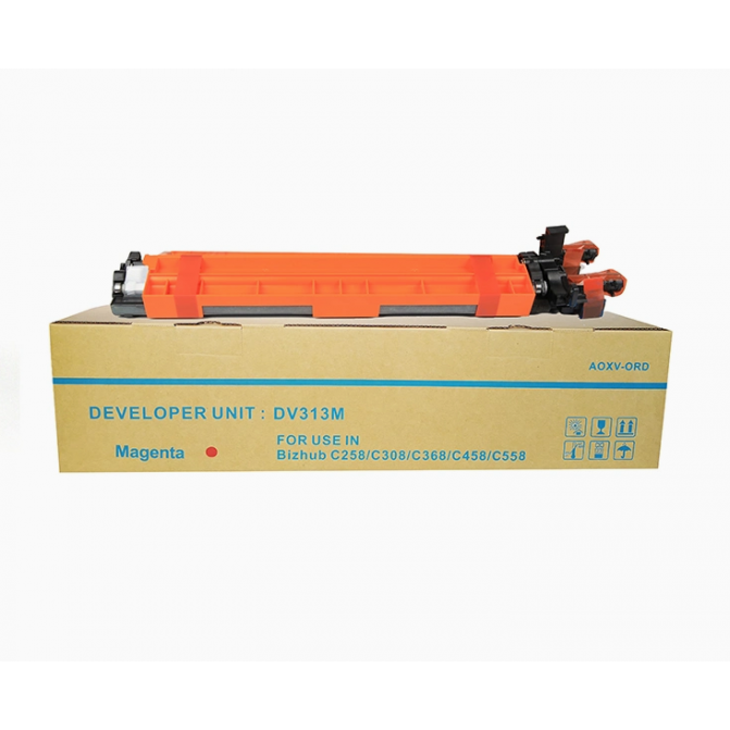 Блок проявки в сборе Konica Minolta Bizhub C258 C308 C368 C458 C558/658  DV313 Magenta Developer Unit Japan