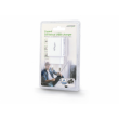 USB Încărcător - Gembird EG-U2C2A-03-W, 2-port universal USB charger, 2.1 A, White