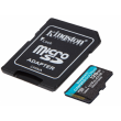 Карта памяти 128GB microSD Class10 UHS-I U3 (V30) Kingston Canvas Cangas Go Plus, Ultimate, Read: 170Mb/s, Write: 90Mb/s
