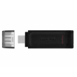 USB Флэш 64GB USB-С 3.2  Kingston DataTraveler 70 USB-C 32GB, USB 3.2, USB-C, (Read 80 MByte/s, Write 20 MByte/s)