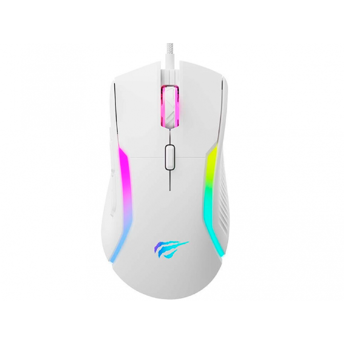 Mouse Gaming Havit MS1033, Cu fir, Alb