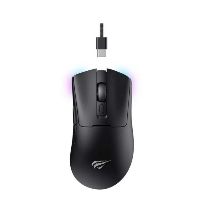 Мышь Gaming Wireless Havit MS966WB, Проводное / беспроводное Bluetooth, Чёрный