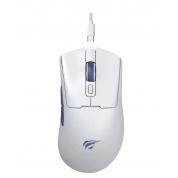 Mouse Gaming Wireless Havit MS966WB, Cu fir/Fără fir, Alb