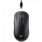 Mouse Gaming Wireless Havit MS969SE, cu fir/ fără fir Bluetooth, Negru