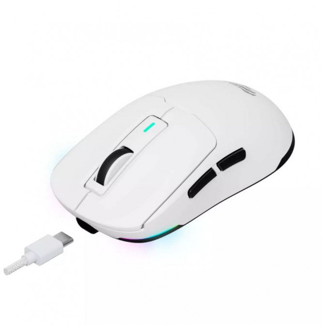 Мышь Gaming Wireless Havit MS969SE, Проводное / беспроводное Bluetooth, Белый