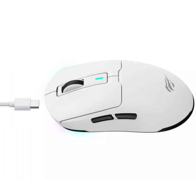 Мышь Gaming Wireless Havit MS969SE, Проводное / беспроводное Bluetooth, Белый