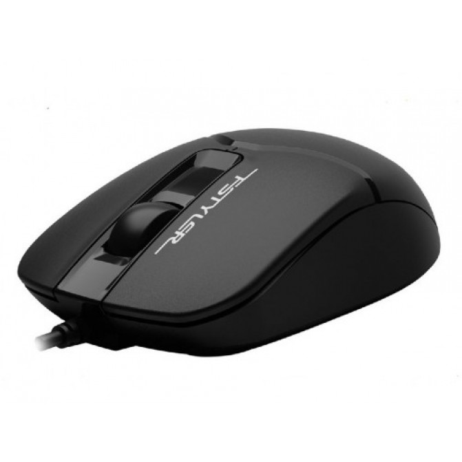 Мышь A4Tech FM12S, Проводное, Чёрный