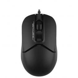 Mouse A4Tech FM12S, Cu fir, Negru