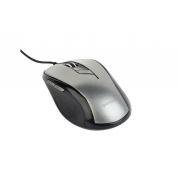 Mouse Gembird MUS-6B-01-BG, Cu fir, Negru - Gri