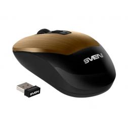 Mouse SVEN Wireless RX-380W, Fara fir, Bronz