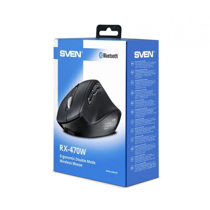 Mouse SVEN Wireless RX-470W, Fara fir, Negru