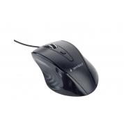 Mouse Gembird MUS-4B-02, Cu Fir, Negru