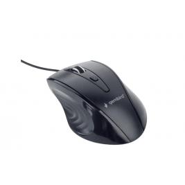 Mouse Gembird MUS-4B-02, Cu Fir, Negru