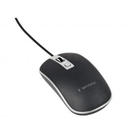 Mouse Gembird MUS-4B-06-BS, CU fir, Negru - Gri