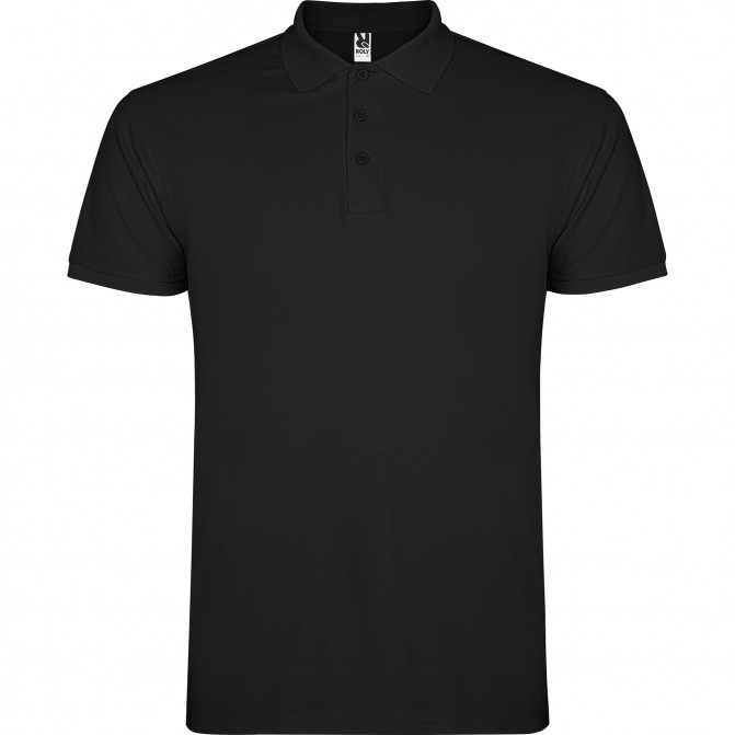 Tricou pentru bărbați Roly Polo Star 200 Black 3XL