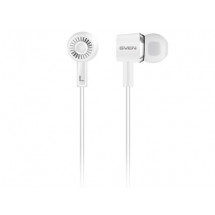 Căști SVEN E-110 White, 3pin 3.5mm mini-jack, cable 1.2m