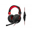 Наушники SVEN AP-G888MV, игровые с микрофоном и регулятором громкости, 2.2m, Black/Red