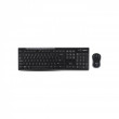 Клавиатура + Мышь Wireless  Logitech MK275, Multimedia, Spill-resistant, 2xAAA/1xAA, Black/Blue