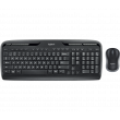 Клавиатура + Мышь Wireless Logitech MK330, Multimedia, Low-profile, Quiet typing, 2xAAA/1xAA, Black
